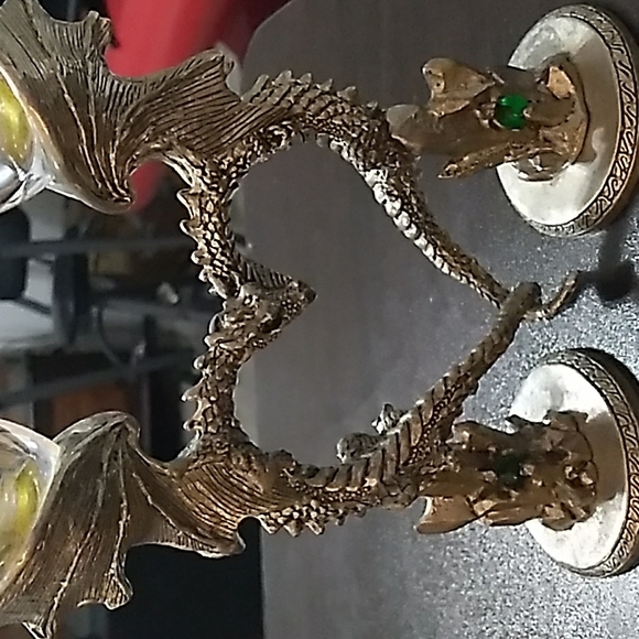 Pewter Dragon flutes - Picture 6 of 6